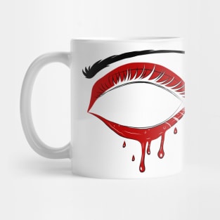 Neon Psychedelic Slime Eye Mug